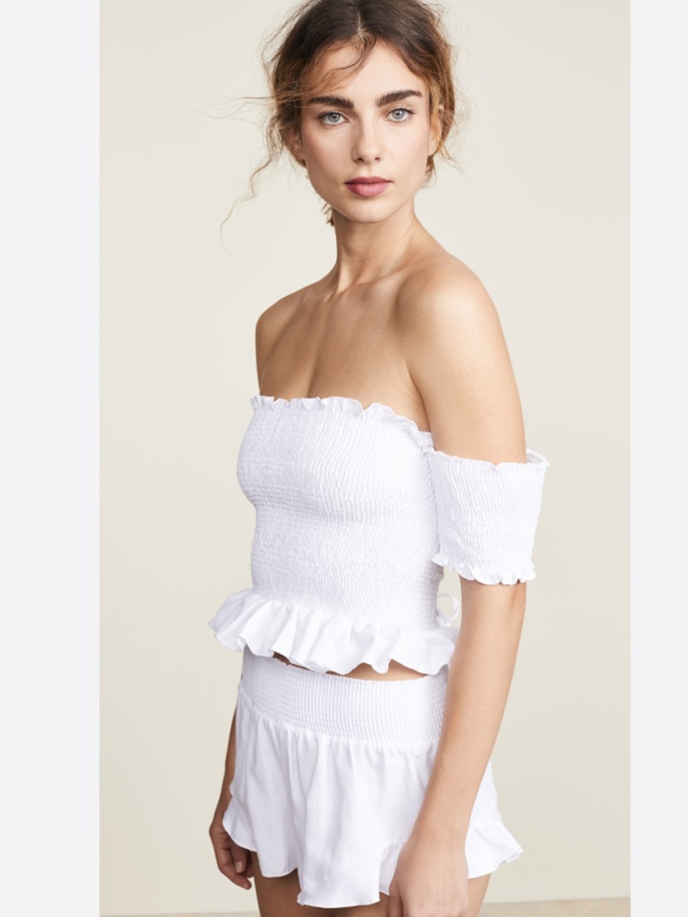 Peixoto Nina Top in White and Size Small